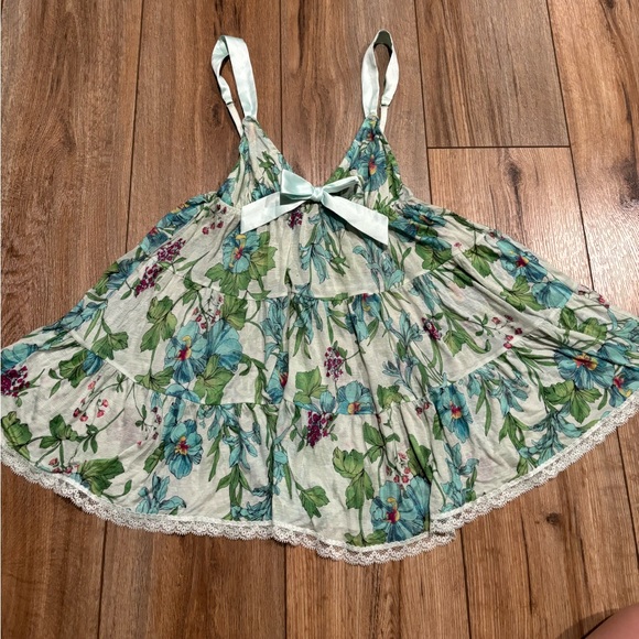 Victoria’s Secret Vintage Y2K 2010 Floral Lingerie Top/Dress 🦋🌿 - Picture 4 of 12
